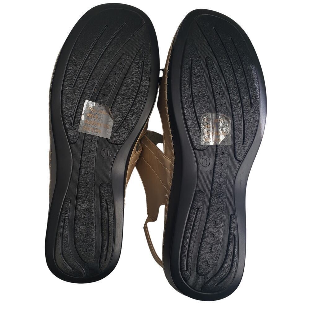 Women's Summer Flowers Casual Open Toe Wedges Comfortable Beach Sandals SZ 11 M - Picture 2 of 5